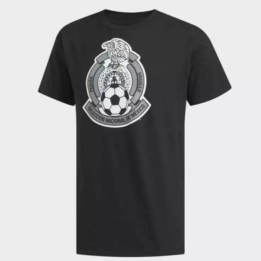 Adidas Men's Mexico Big Crest Soccer Shirt (Black) FU0317*   XL